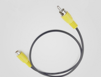 RCA male to female car audio cable audio and video cable
